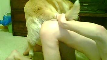 Skinny guy having his butt pounded doggy style
