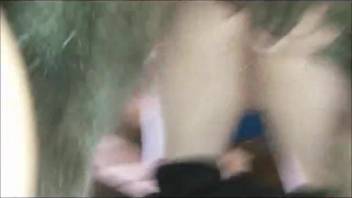 Adorable babe with a plump rear was delightfully screwed by her hot beast