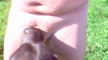 Adorable little creature is eagerly sucking his cock with delight