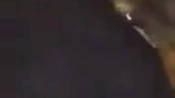 Homemade adult video featuring a dog for the nude homosexual guy