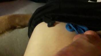 Guy deepthroating a obedient beast in point-of-view
