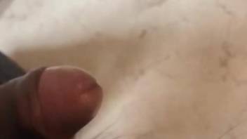 Dog licks man's penis and suits him with intense oral
