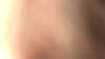 Intimate bestiality video with filthy close-ups featuring a nude female