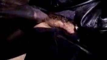 Older woman ravished in bestiality by a horse while her husband watches
