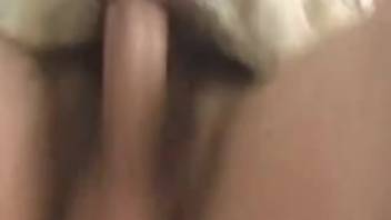 Guy banging a obedient bitch in missionary position