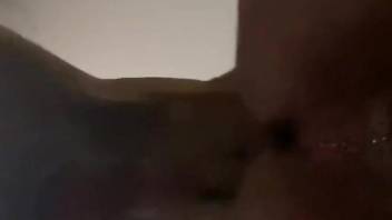 Guy's needy butthole dilated by a dirty dog dick