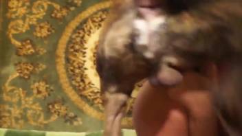Russian mom being screwed by a filthy beast
