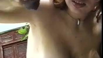Voluptuous blond quickly handles this massive horse erection