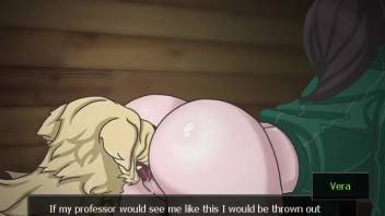 Cartoon XXX bestiality featuring a dog intensely penetrating a top-quality female dog
